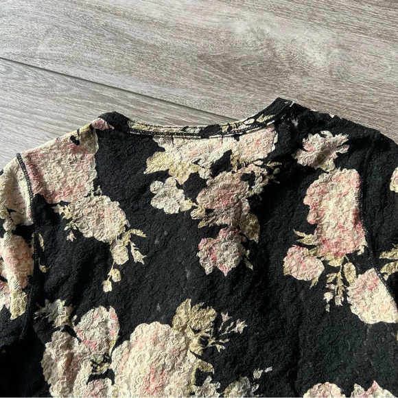 Ralph Lauren Floral Print Lace Stretch Blouse - Picture 13 of 15